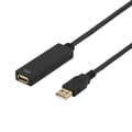Miniatyrbild 1 av 4: deltaco PRIME USB 2 extens cable active TypeA ma>TypeA fe 20m black