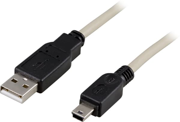 USB 2.0 cable Type A male - Type Mini B male 1m