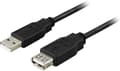 Miniatyrbilde 4 av 4: USB 2.0 cable Type A male - Type A female 0.2m, black
