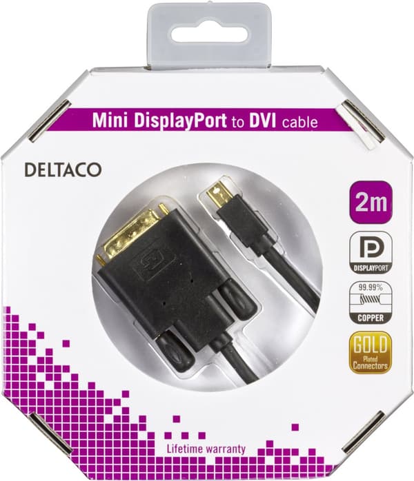 DELTACO DP-DVI202-K