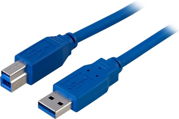USB 3.0 cable, Type A ma, Type B ma, 2m, blue