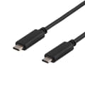 Miniatyrbillede 1 af 4: USB 3.1 cable, Gen 1, Type C M, Type C M, 1m, black