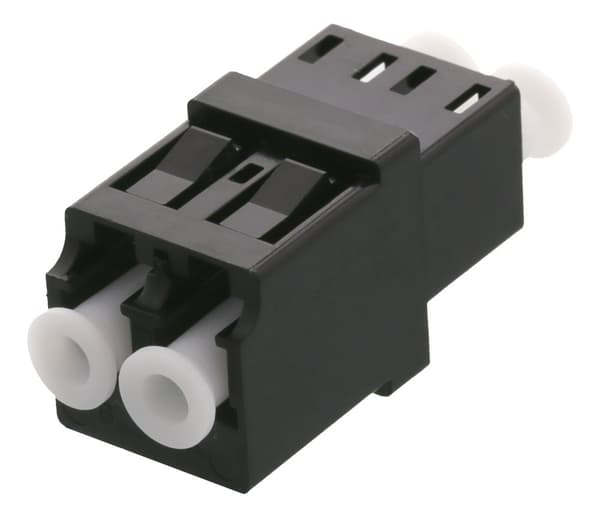 Fiber coupler snap-in, 2xLC-LC, Singlemode, duplex, blue