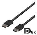 Miniatyrbilde 1 av 3: DisplayPort cable, DP 1.4, 7680x4320 at 30Hz, 2m, black