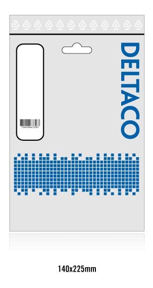USB 2.0 cable, Type A - Type C ma, 2m, white