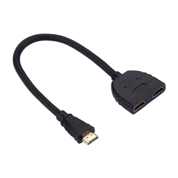 HDMI-splitter med 30 cm kabel