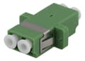 Miniatyrbillede 4 af 4: Fiber coupler snap-in, 2xLC-LC, Singlemode, duplex, green