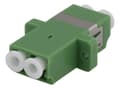 Miniatyrbillede 2 af 4: Fiber coupler snap-in, 2xLC-LC, Singlemode, duplex, green