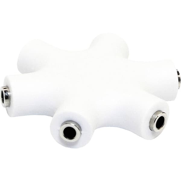 LogiLink CA1088 Teleplugg Audio Adapter [3x Telejack 3.5 mm - 3x Telejack 3.5 mm] Vit