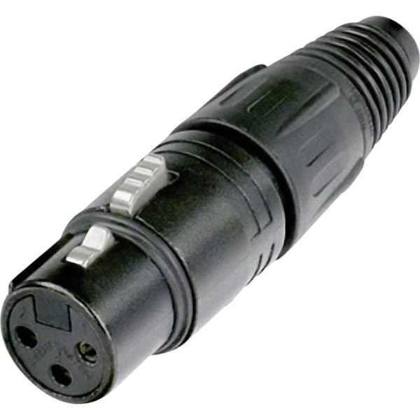 Neutrik NC3FX-BAG XLR-kontakter Hona rak Antal poler: 3 Svart 1 st