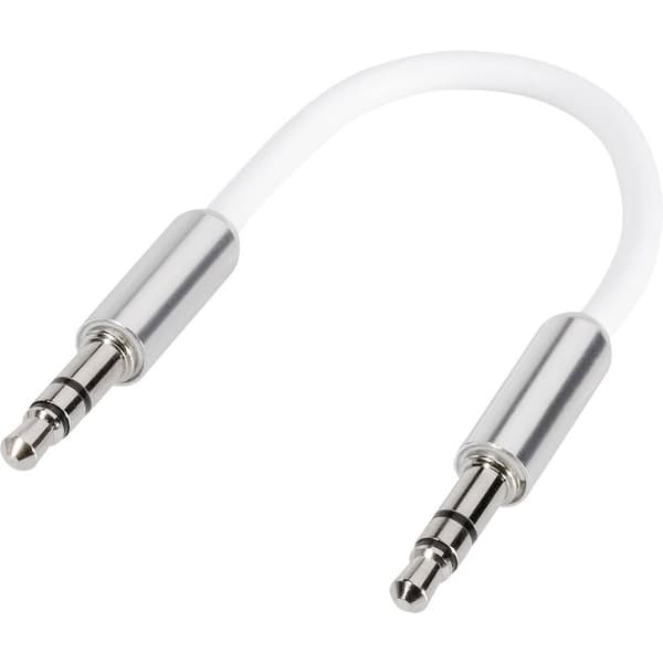 SpeaKa Professional SP-7870076 Teleplugg Audio Anslutningskabel [1x Teleplugg 3.5 mm - 1x Teleplugg 3.5 mm] 10.00 cm Vi