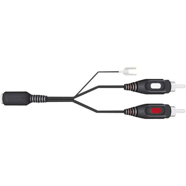 SpeaKa Professional SP-7869832 RCA / DIN-anslutning Audio Y-adapter [1x DIN-hona 5-pol - 2x RCA-hane] Svart
