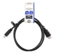 Pikkukuva 3 / 3: HDMI cable, HDMI High Speed w/Ethernet, CCS, 1,0m, black