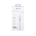 Miniatyrbillede 3 af 3: Ladekabel USB-A-USB-C 2.0 2m gen2 Rundt Kabel Hvid