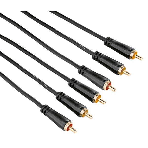 HAMA RCA-RCA kabel 3m 3xRCA-3xRCA TL