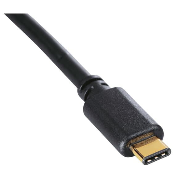 HAMA Johto USB-C-USB-A 3.1 Uros-Uros 1.8m Kulta/Musta