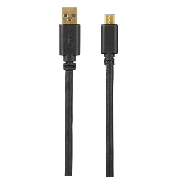HAMA Johto USB-C-USB-A 3.1 Uros-Uros 1.8m Kulta/Musta