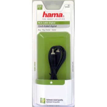 HAMA digital audiokabel RCA 1,5m ST