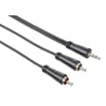 Miniatyrbild 2 av 3: HAMA Kabel Audio 3.5mm-2xRCA Svart 5m