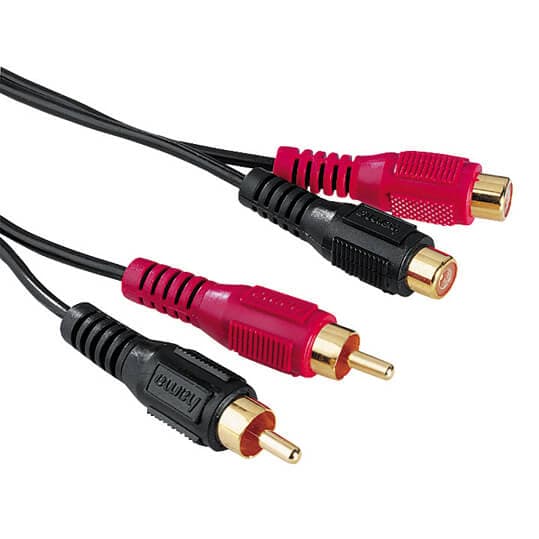 HAMA Audio Forlængerkabel 2 Phono-2 Phono 4,0m Guldbelagt ST