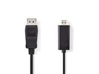 Kabel NEDIS DP ha - HDMI ha 2m svart