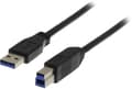 Miniatyrbilde 4 av 4: USB 3.0 cable, Type A ma, Type B ma, 3m, black