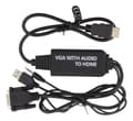 Pikkukuva 2 / 4: VGA & Audio, HDMI cable, USB powered, 1m, black