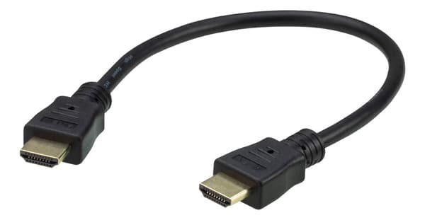 0.3M HDMI 2.0 Cable M/M 30AWG, black