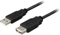 Miniatyrbilde 4 av 4: USB 2.0 cable Type A ma, Type A fe 2m, black