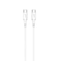Pikkukuva 1 / 4: GEAR Latausjohto USB-C till USB-C 2.0 3m Valkoinen Pyöreä Johto