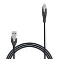 Pikkukuva 3 / 4: GEAR LatausjohtoPRO USB-A Lightning C89 1.5m Musta Kevlar johto Metalliliitin