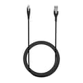 Pikkukuva 2 / 4: GEAR LatausjohtoPRO USB-A Lightning C89 1.5m Musta Kevlar johto Metalliliitin