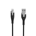 Pikkukuva 1 / 4: GEAR LatausjohtoPRO USB-A Lightning C89 1.5m Musta Kevlar johto Metalliliitin