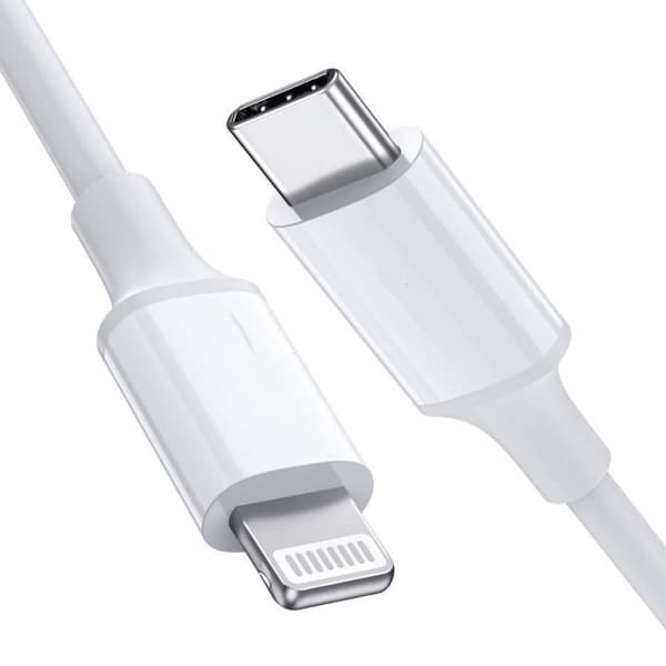 USB-C - salamakaapeli 1M valkoinen 2-Pack