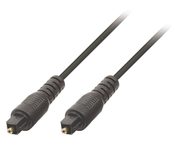 Optisk Ljudkabel Toslink Guldpläterad kabel 2m