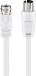 Miniatyrbillede 1 af 4: SAT-/antenne-adapterkabel (<70 dB), dobbelt afskærmet