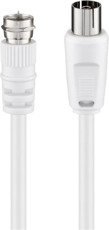 SAT-/antenne-adapterkabel (<70 dB), dobbelt afskærmet
