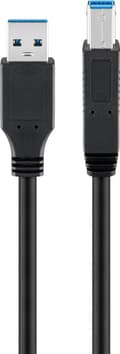 Miniatyrbilde 1 av 3: USB 3.0 SuperSpeed-kabel, svart