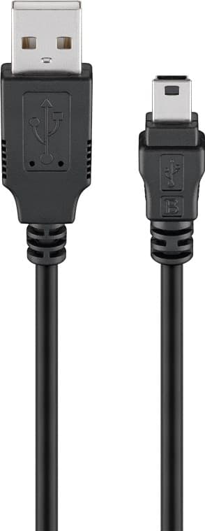 USB 2.0 Hi-Speed-kabel, svart