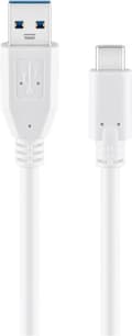 Pikkukuva 1 / 4: USB-C™–USB A 3.0 -kaapeli, valkoinen