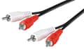 Miniatyrbilde 1 av 3: Stereo RCA kabel 2x RCA