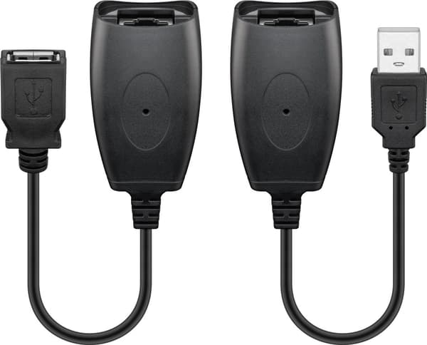 USB-forlængeradapter op til 40 m via CAT-kabel