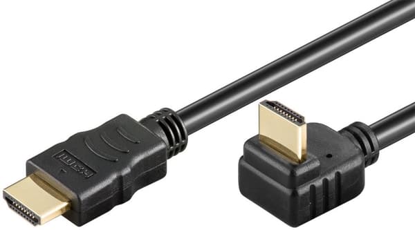 Høyhastighets HDMIâ„¢ 270°-kabel med Ethernet