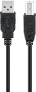 Miniatyrbild 1 av 3: Goobay USB 2.0 höghastighetskabel, svart