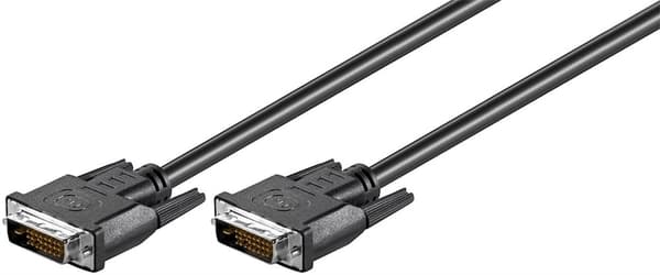 DVI-D Full HD-kabel Dual Link, nikkel