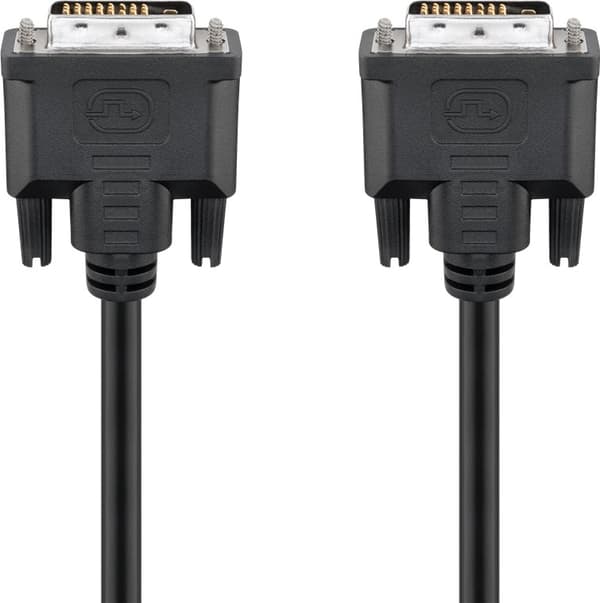 DVI-D Full HD-kabel Dual Link, nikkel