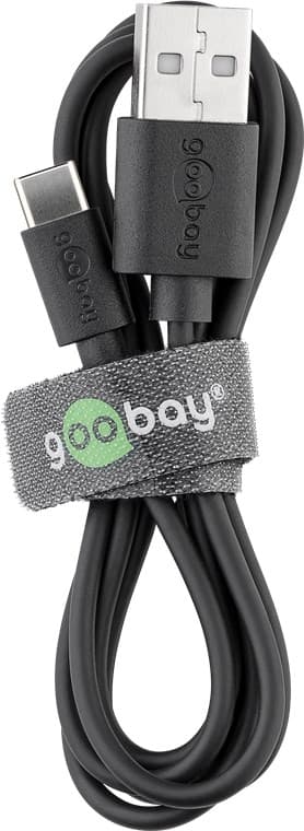 USB-C™ lade- og synkroniseringskabel (USB-A > USB-C™)
