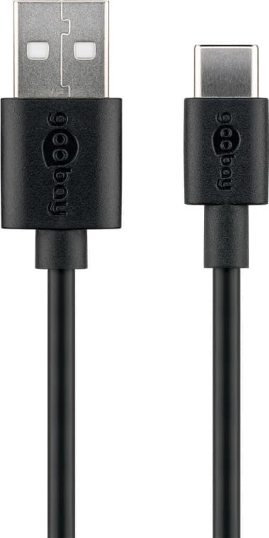 USB-C™ lade- og synkroniseringskabel (USB-A > USB-C™)