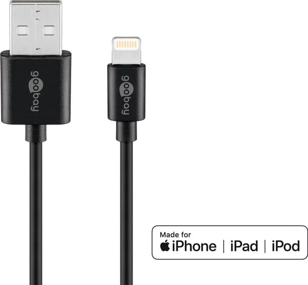 Lightning USB-lade- og synkroniseringskabel