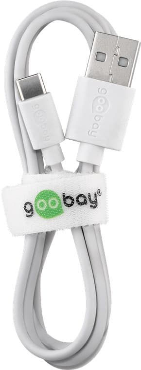 USB-C™ lade- og synkroniseringskabel (USB-A > USB-C™)